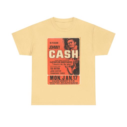 Classic Johnny Cash Concert T-Shirt