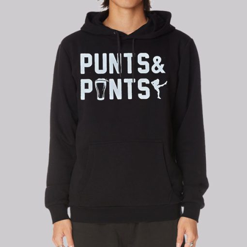 Classic Text Punts and Pints Hoodie