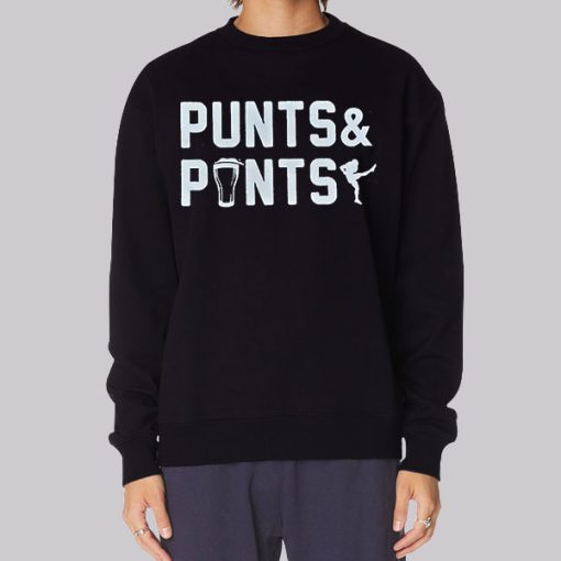 Classic Text Punts and Pints Hoodie