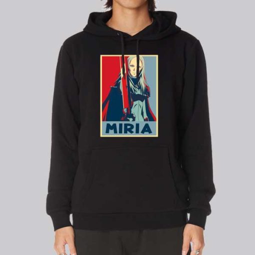 Claymore Miria Anime Poster Hoodie