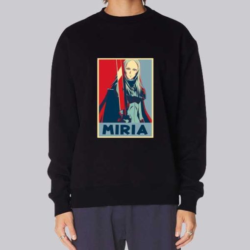 Claymore Miria Anime Poster Hoodie