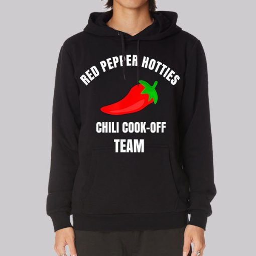 Clever Names for Chili Red Pepper Hotties Hoodie