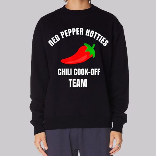 Clever Names for Chili Red Pepper Hotties Hoodie