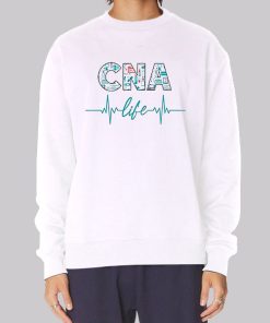 Cna Day CNA Life Heartbeat Hoodie