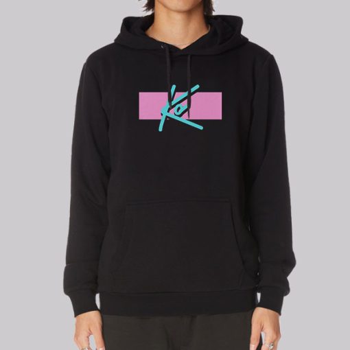 Cody Ko Merch Pink Striped Hoodie