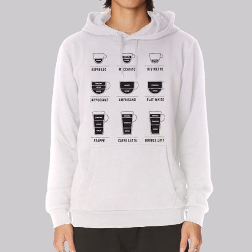 Coffee Chart Barista Coffee Addict Hoodie