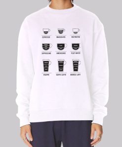 Coffee Chart Barista Coffee Addict Hoodie