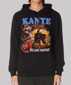 College Kanye West Vintage Hoodie College Kanye West Vintage Hoodie