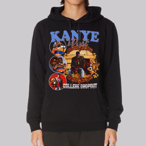 College Kanye West Vintage Hoodie