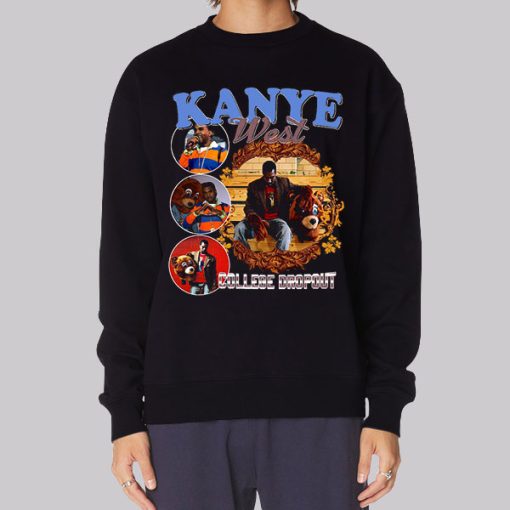 College Kanye West Vintage Hoodie