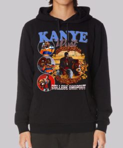 College Kanye West Vintage Hoodie 3 College Kanye West Vintage Hoodie 4