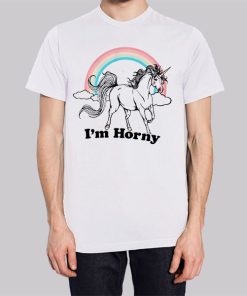 Colorful Unicorn Im Horny Hoodie 2 Colorful Unicorn Im Horny Hoodie 3