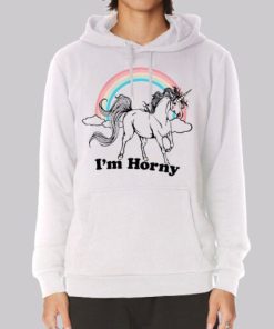 Colorful Unicorn Im Horny Hoodie 3 Colorful Unicorn Im Horny Hoodie 4