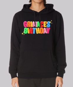 Colorful Writing Grimace Birthday Hoodie Colorful Writing Grimace Birthday Hoodie