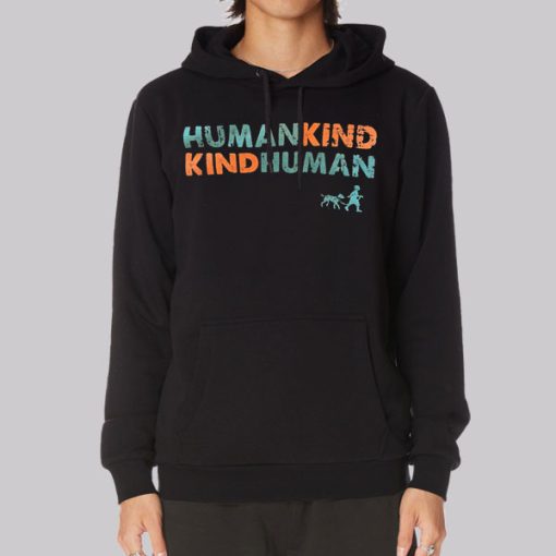 Colour Text Kindhuman Humankind Hoodie