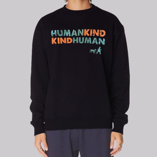 Colour Text Kindhuman Humankind Hoodie