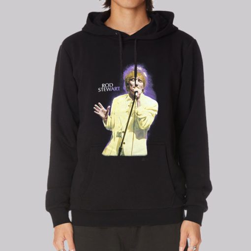 Concert Night Vintage Rod Stewart Hoodie