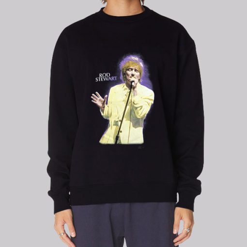 Concert Night Vintage Rod Stewart Hoodie