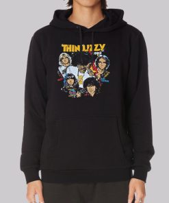 Concert Tour Vintage Thin Lizzy Hoodie Concert Tour Vintage Thin Lizzy Hoodie