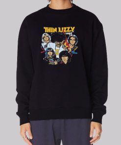 Concert Tour Vintage Thin Lizzy Hoodie