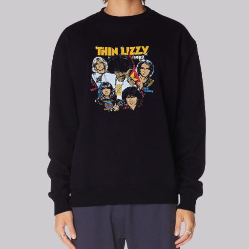 Concert Tour Vintage Thin Lizzy Hoodie