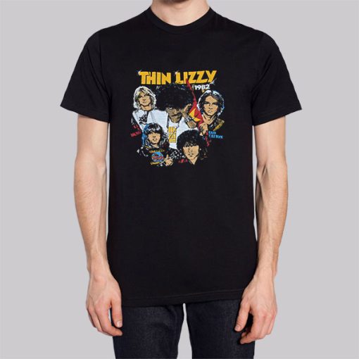 Concert Tour Vintage Thin Lizzy Hoodie