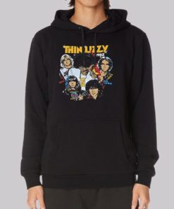Concert Tour Vintage Thin Lizzy Hoodie 3 Concert Tour Vintage Thin Lizzy Hoodie 4
