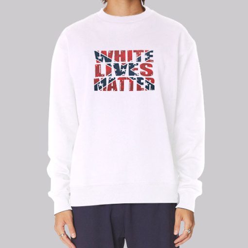 Confederate Flag White Lives Matter Hoodie