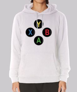 Controller Buttons Video Game Xbox Hoodie Controller Buttons Video Game Xbox Hoodie