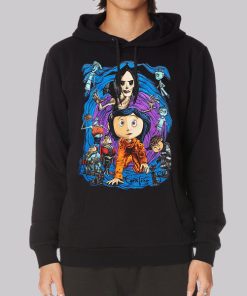Coraline Spiral Tunnel Character Hoodie Coraline Spiral Tunnel Character Hoodie