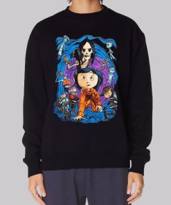 Coraline Spiral Tunnel Character Hoodie