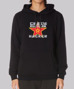 Crazy Russian Hacker Merch Double Stars Hoodie Crazy Russian Hacker Merch Double Stars Hoodie