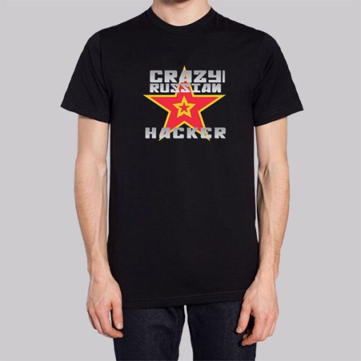 Crazy Russian Hacker Merch Double Stars Hoodie