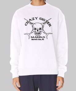 Crazy Sister Marina Graphic Skull Hoodie