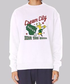 Cream City Milwaukee Bucks Fear the Deer Hoodie