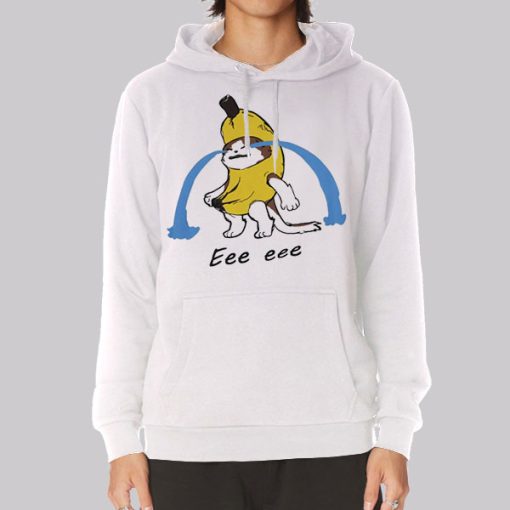 Cry Funny Face Banana Cat Hoodie