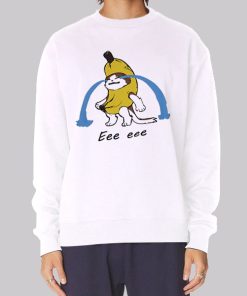 Cry Funny Face Banana Cat Hoodie
