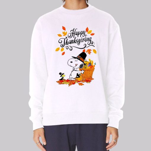 Cute Autumn Peanuts Thanksgiving Hoodie