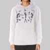 Cute Dancing Skeleton Butterfly Hoodie