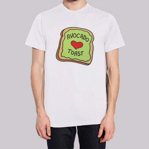 Cute Graphic Toast Avocado Hoodie