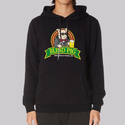 Cute Logo Blind Pig Hoodie