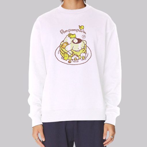 Cute Pancake Friends Pompompurin Hoodie