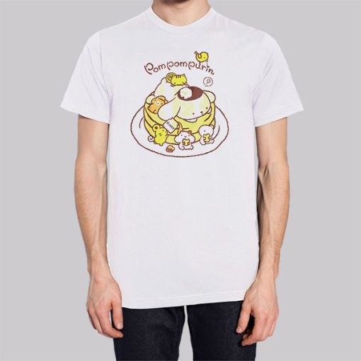 Cute Pancake Friends Pompompurin Hoodie