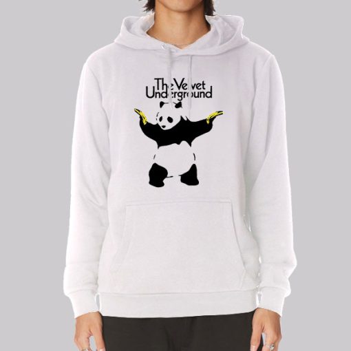 Cute Panda the Velvet Underground Hoodie Cute Panda the Velvet Underground Hoodie