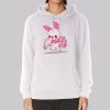 Cute Pink Sakura Mothman Hoodie