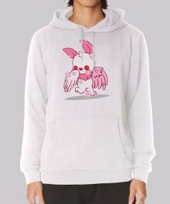 Cute Pink Sakura Mothman Hoodie Cute Pink Sakura Mothman Hoodie