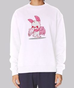 Cute Pink Sakura Mothman Hoodie