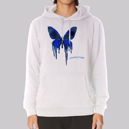 Cute Staycation Butterfly Hoodie