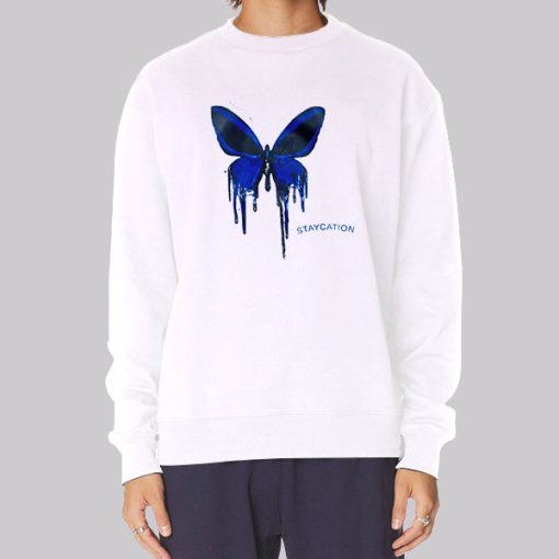 Cute Staycation Butterfly Hoodie