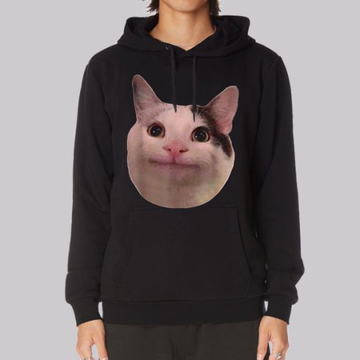 Cute Sweety Cat Beluga Face Hoodie